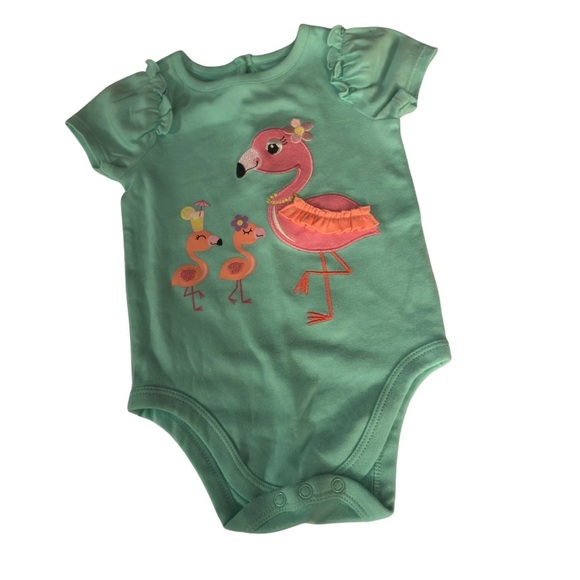 Garanimals Other - Garanimals Flamingo Print Kids One Piece - 12M​